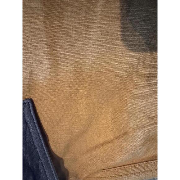 Kakadu Traders Australia Jacket Leather  Trim Tan Mens Canvas Bomber L/XL - Picture 9 of 9